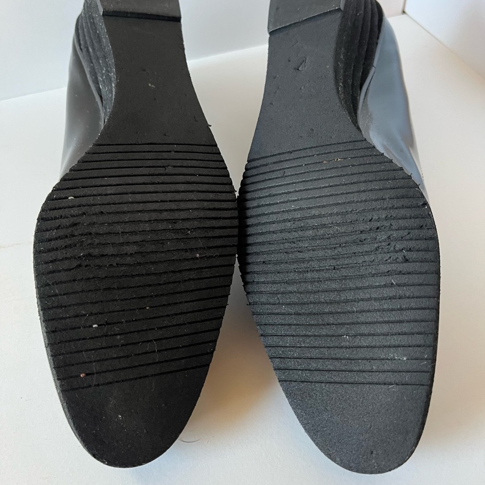 Salvatore Ferragamo Boutique Glossy Black Flats - Vintage - Picture 3 of 6